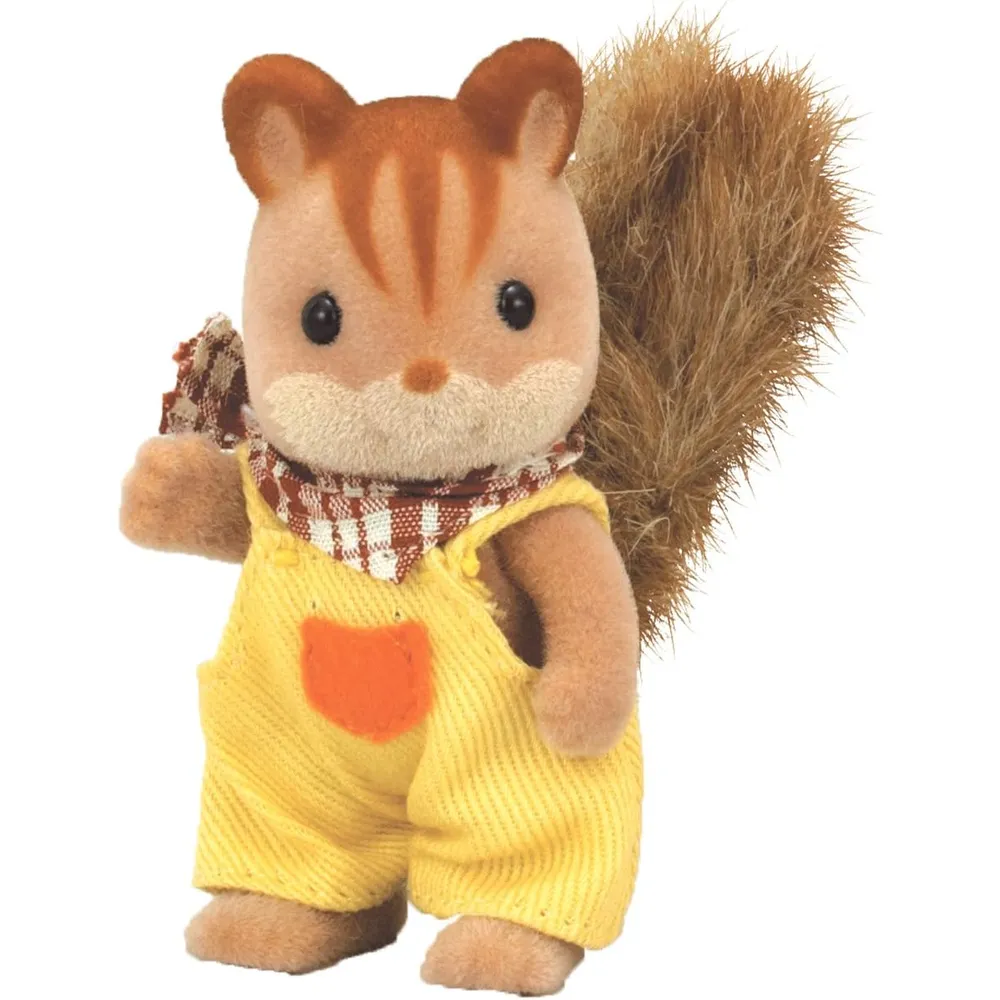 MUÑECA SYLVANIAN FAMILIES NIÑO ARDILLA NOGAL