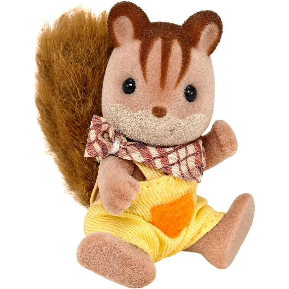 MUÑECA SYLVANIAN FAMILIES NIÑO ARDILLA NOGAL