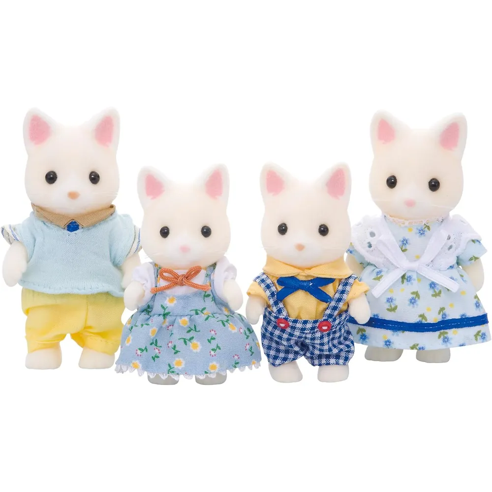 MUÑECA SYLVANIAN FAMILIES FAMILIA GATOS DE SEDA