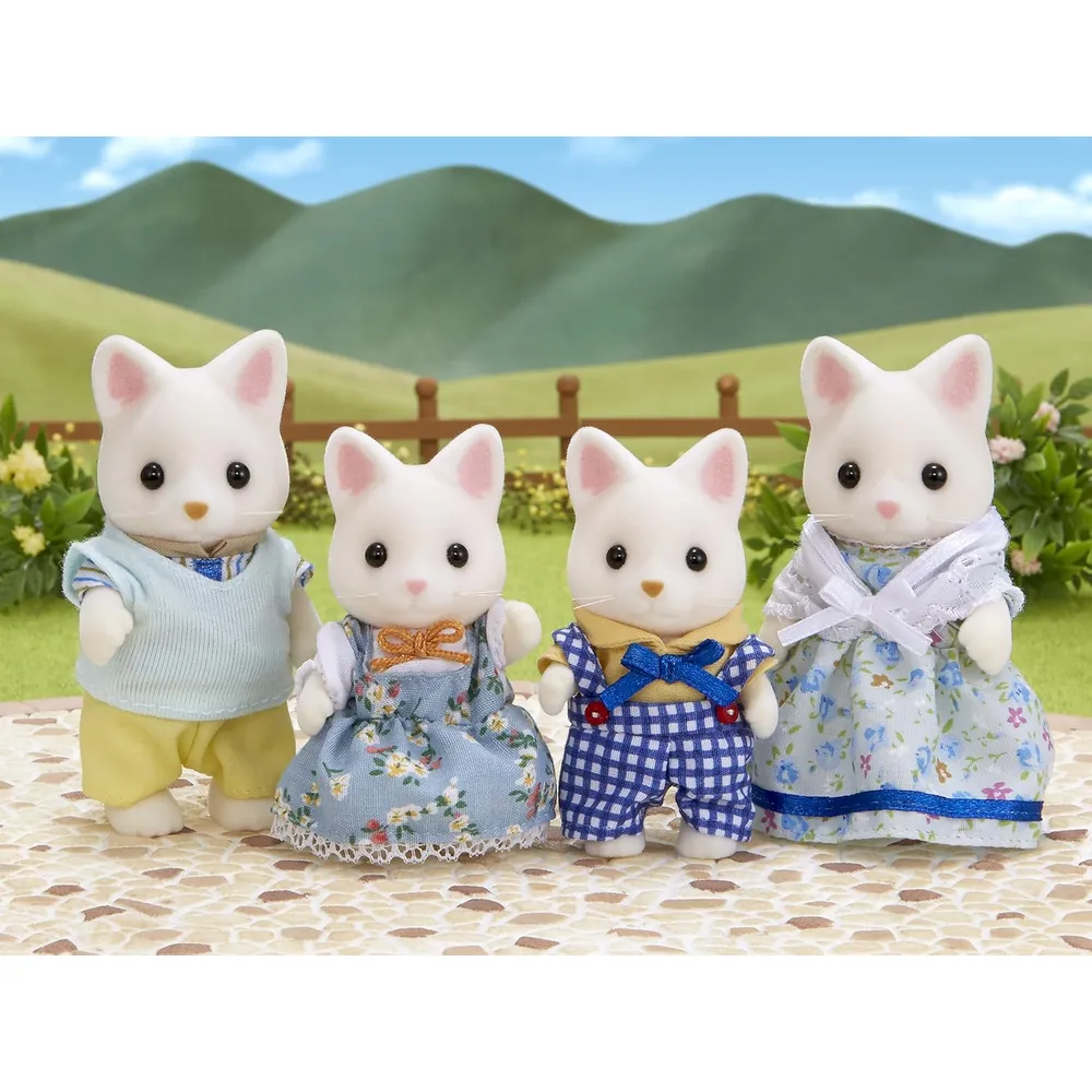 MUÑECA SYLVANIAN FAMILIES FAMILIA GATOS DE SEDA