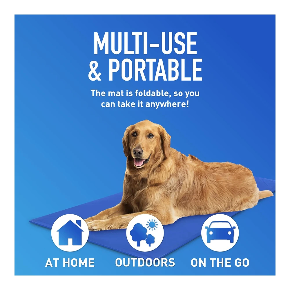 Gel de Enfriamiento para Mascotas Hugs Pet Productos Chillz Pad Comfort - L - Azul