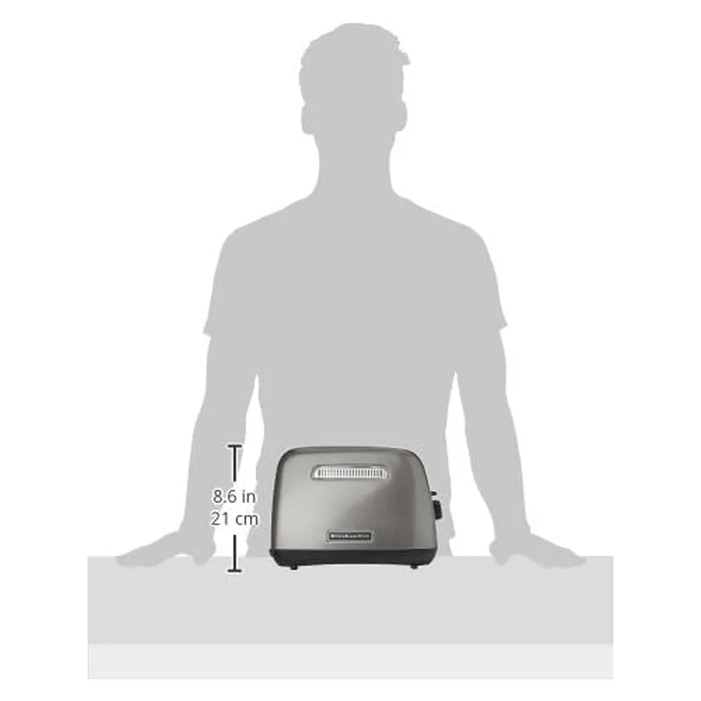 KITCHENAID KMT2115, TOSTADORA 2 REBANADAS CON PALANCA MANUAL