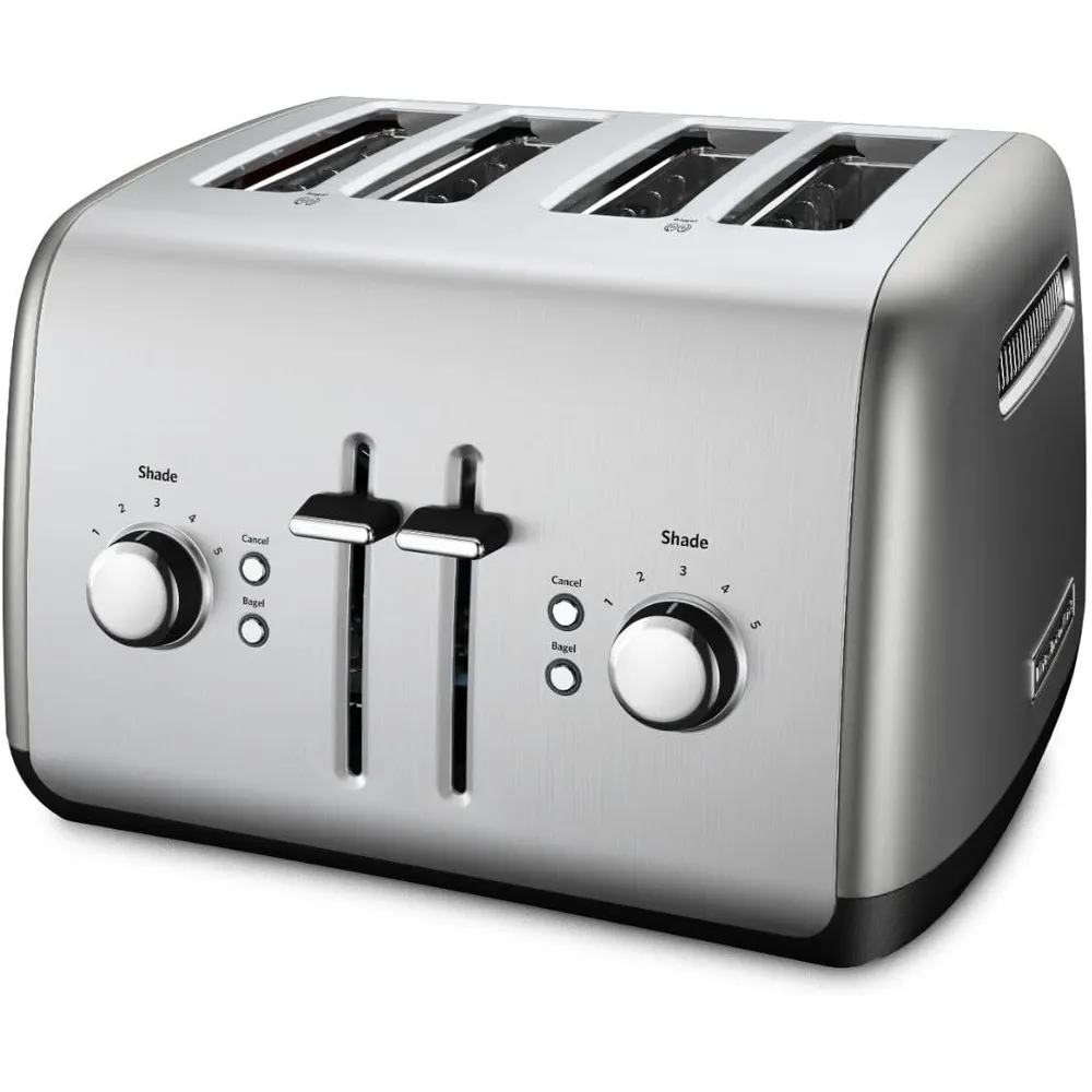 KITCHENAID KMT4115CU, TOSTADORA 4 REBANADAS CON PALANCA MANUAL | PLATEADO