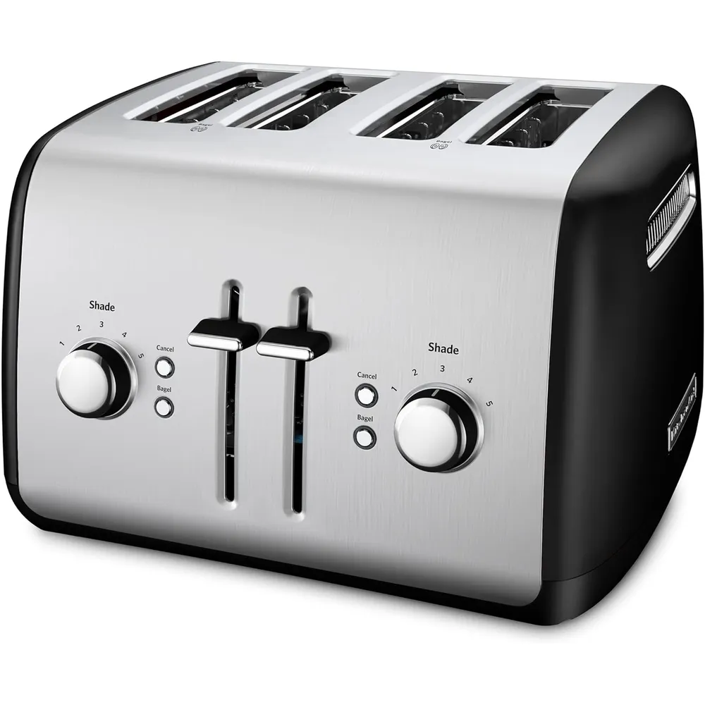 KITCHENAID KMT4115OB, TOSTADORA 4 REBANADAS CON PALANCA MANUAL | NEGRO ÓNIX
