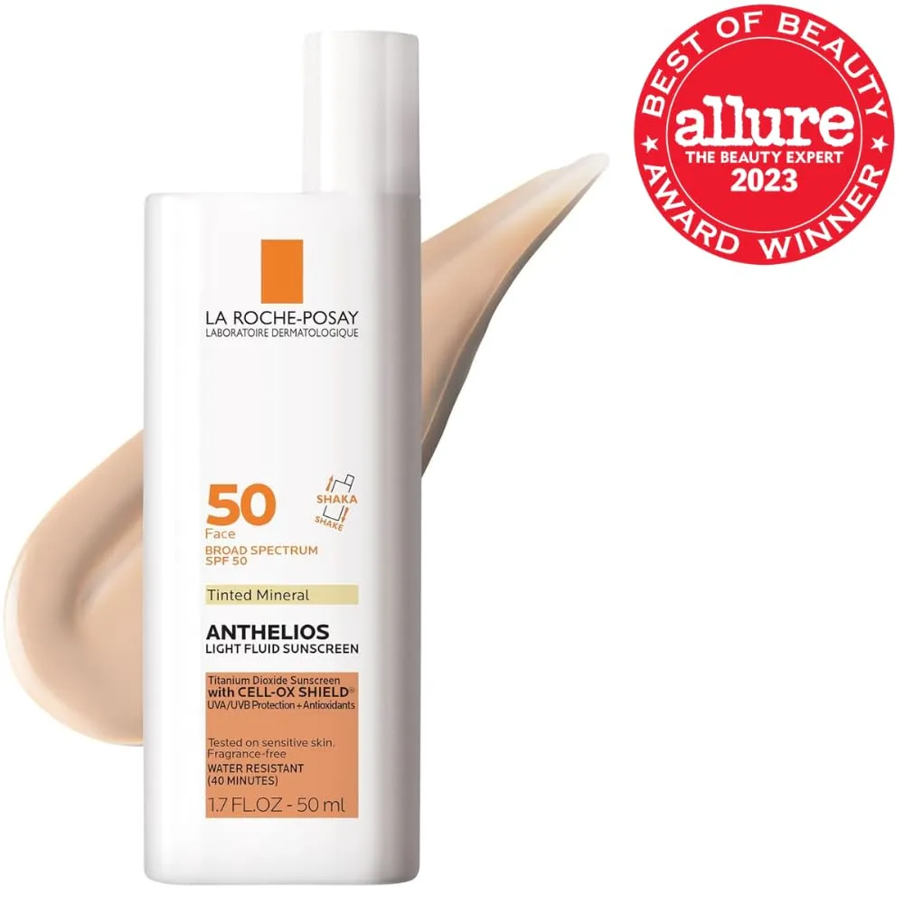 PROTECTOR SOLAR FACIAL CON COLOR ULTRALIGERO SPF 40 ANTHELIOS LA ROCHE-POSAY 1.7 OZ / 50 ML