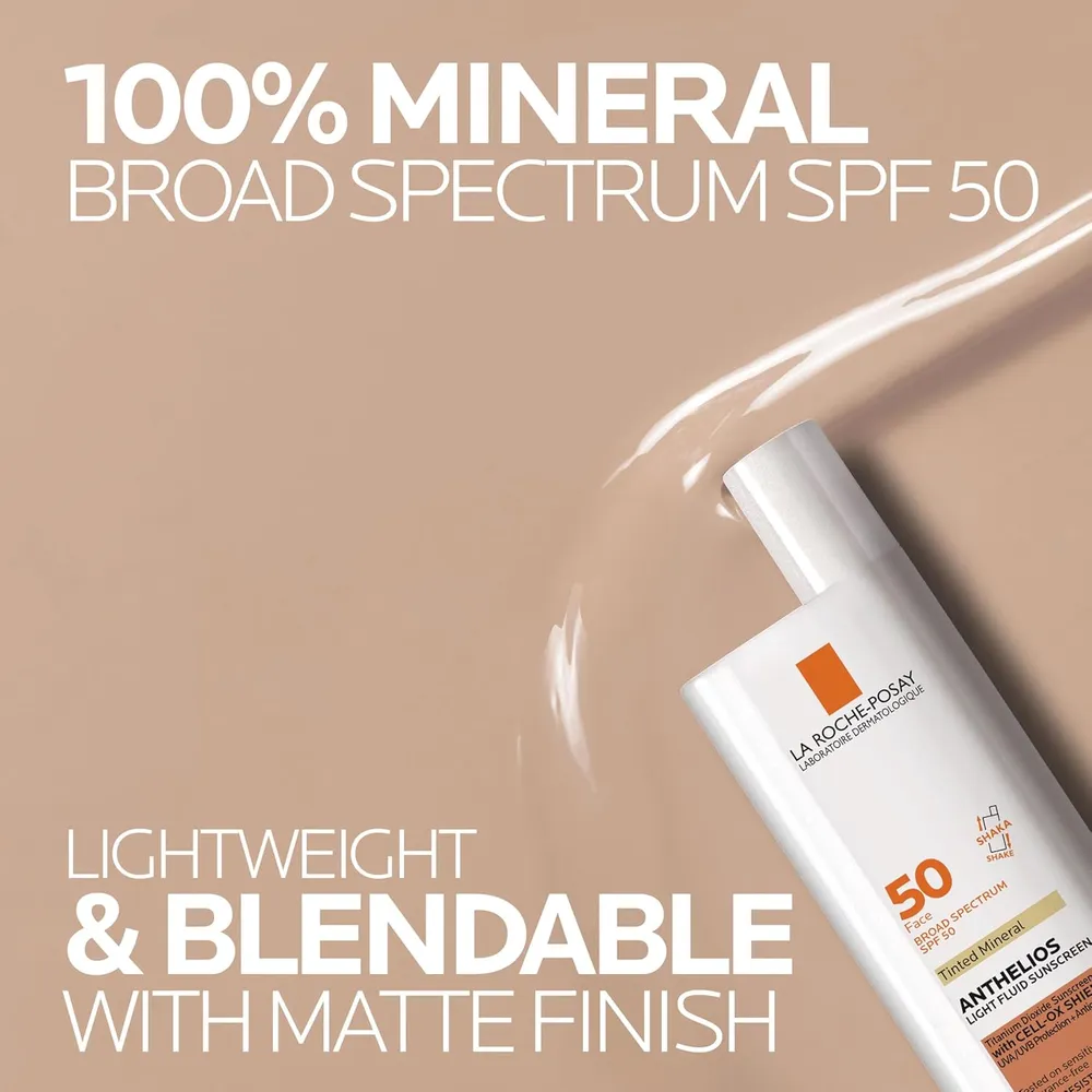 PROTECTOR SOLAR FACIAL CON COLOR ULTRALIGERO SPF 40 ANTHELIOS LA ROCHE-POSAY 1.7 OZ / 50 ML