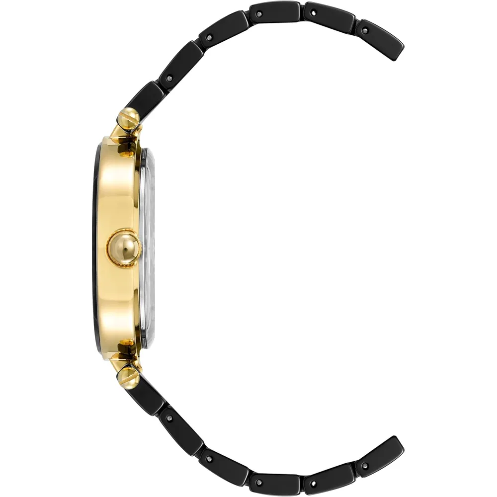 Anne Klein AK/1018RGRD reloj para mujer de cerámica | 30 mm - Dark/Oro