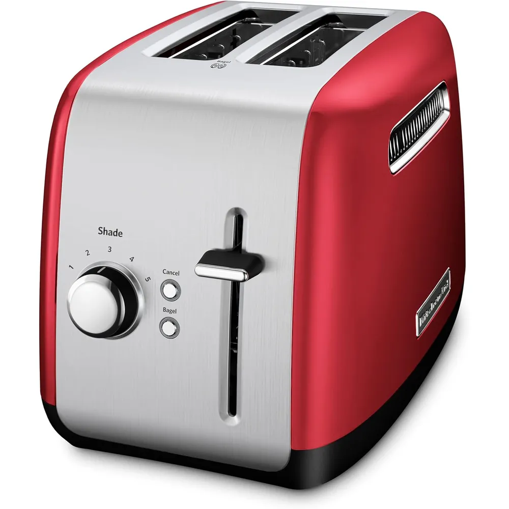 KITCHENAID KMT2115ER, TOSTADORA 2 REBANADAS CON PALANCA MANUAL | ROJO IMPERIO
