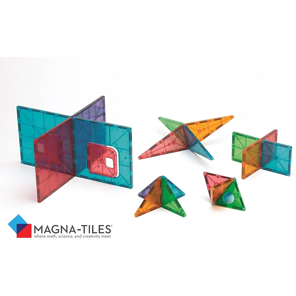 MAGNA-TILES - DX 48-piezas set de construcción magnético