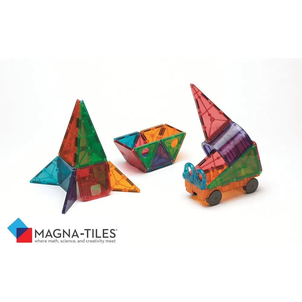 MAGNA-TILES - DX 48-piezas set de construcción magnético