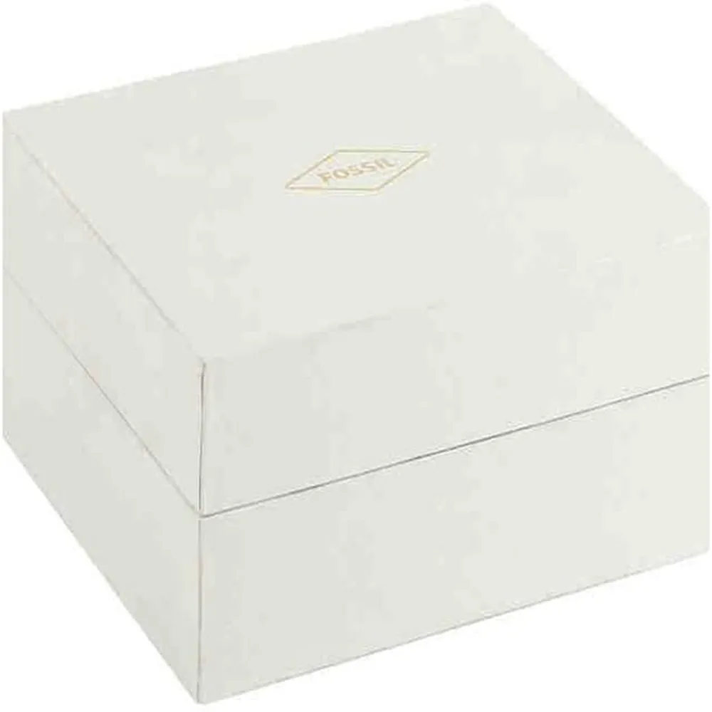 Fossil reloj de cuarzo mecánico para hombre, acero inoxidable | Gris