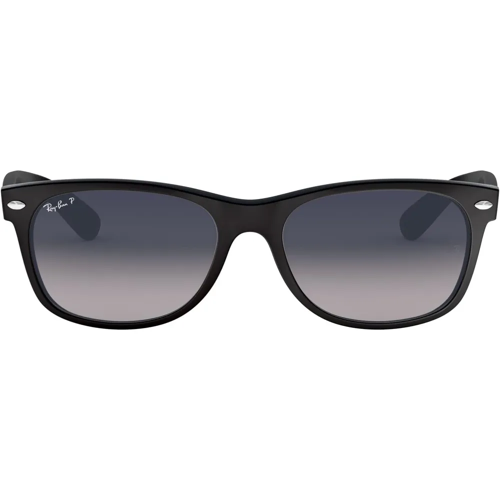 Ray-Ban RB2132 New Wayfarer Gafas de sol para hombre | Black / Blue Grey I