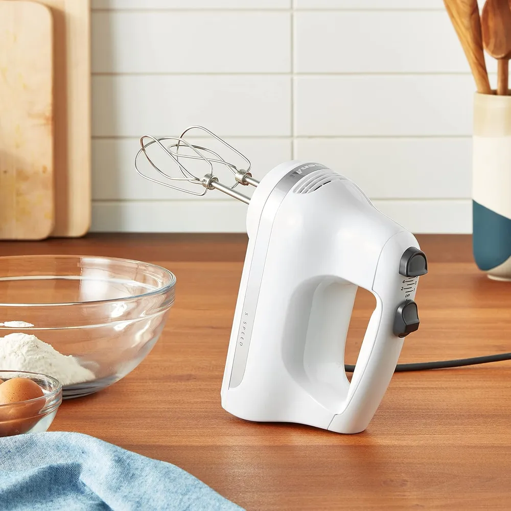 KITCHENAID KHM512, BATIDORA DE MANO 5 VELOCIDADES ULTRA POWER | BLANCO
