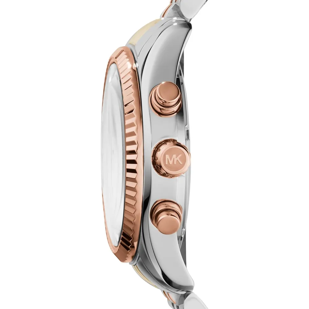 Michael Kors MK4739 reloj Lexington para mujer | 38 mm - Oro/Plata/Cobre