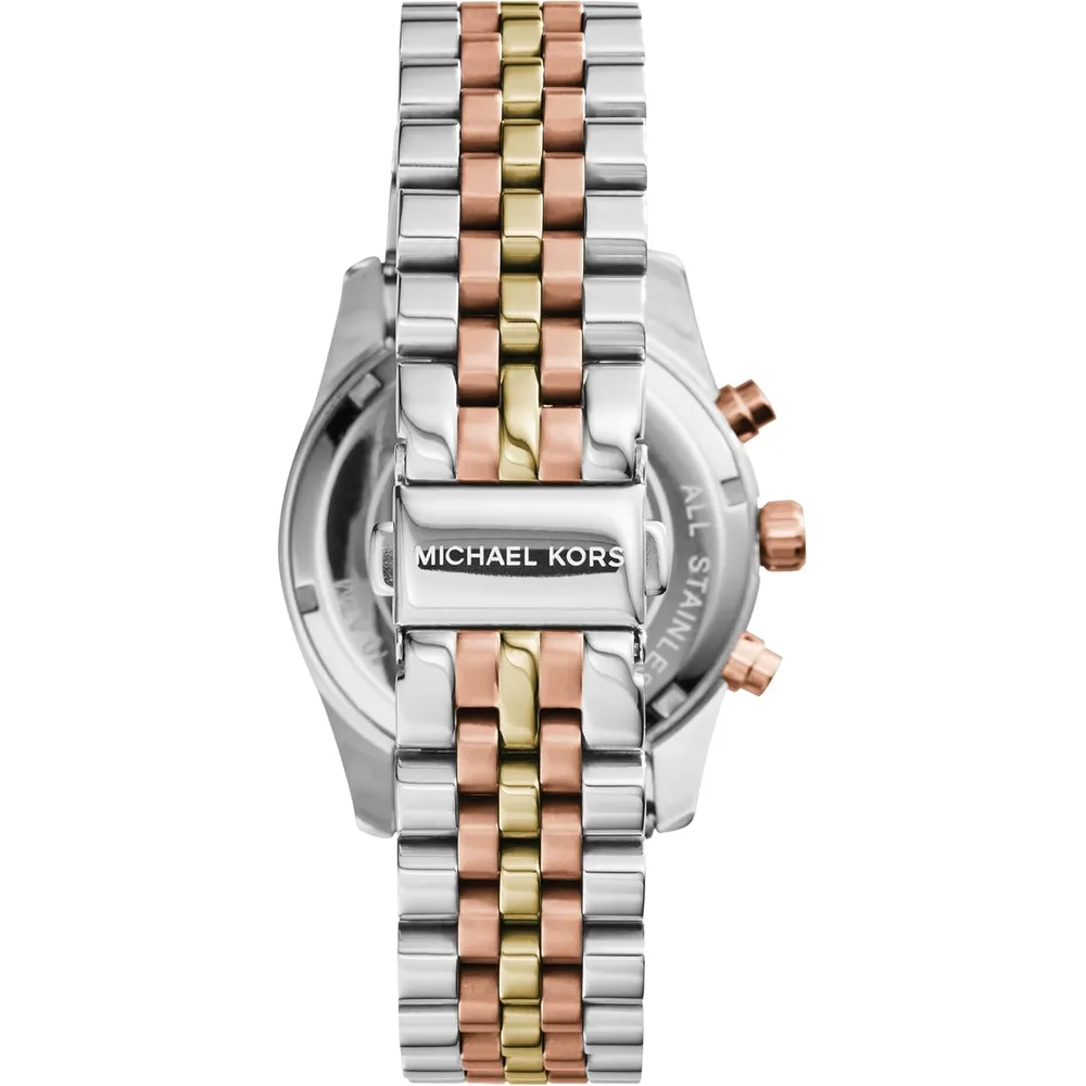 Michael Kors MK4739 reloj Lexington para mujer | 38 mm - Oro/Plata/Cobre