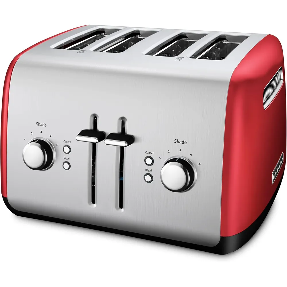KITCHENAID KMT4115ER, TOSTADORA 4 REBANADAS CON PALANCA MANUAL | ROJO IMPERIO