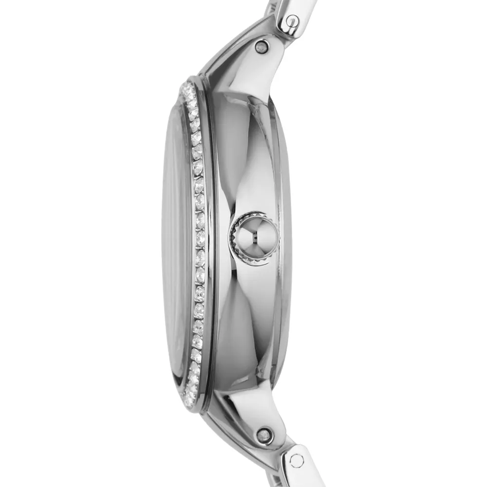 b00aftt7iw_2_webp.webp Fossil reloj de cuarzo Virginia para mujer, acero inoxidable | Plateado