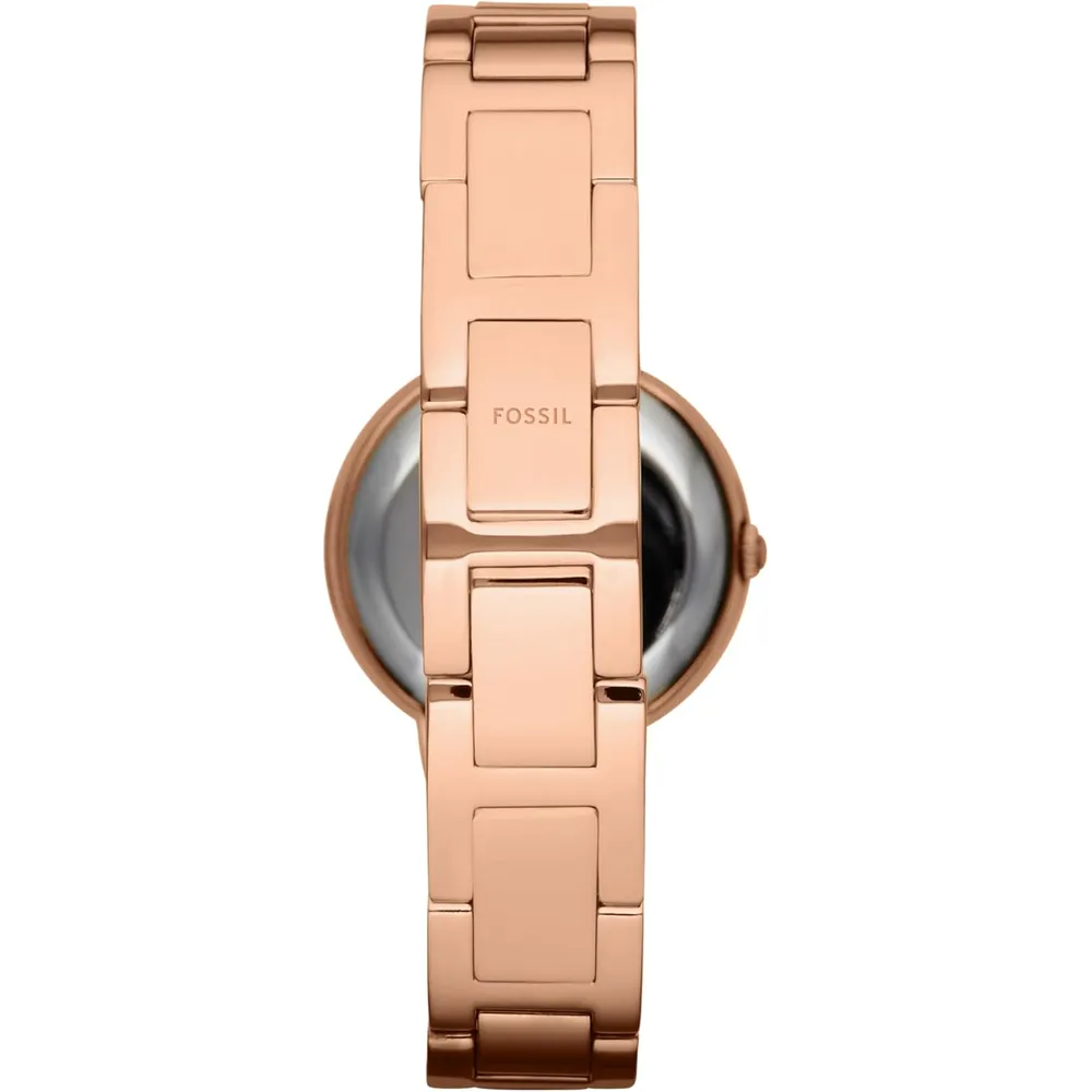 b00aftt8ke_1_webp.webp Fossil reloj de cuarzo Virginia para mujer, acero inoxidable | Oro rosa