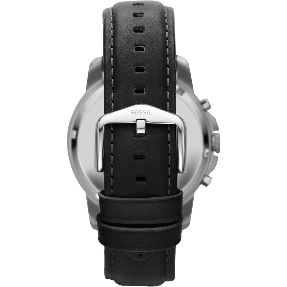 Fossil ME3099 reloj Grant para hombre con cronógrafo | 44 mm - Black/Silver