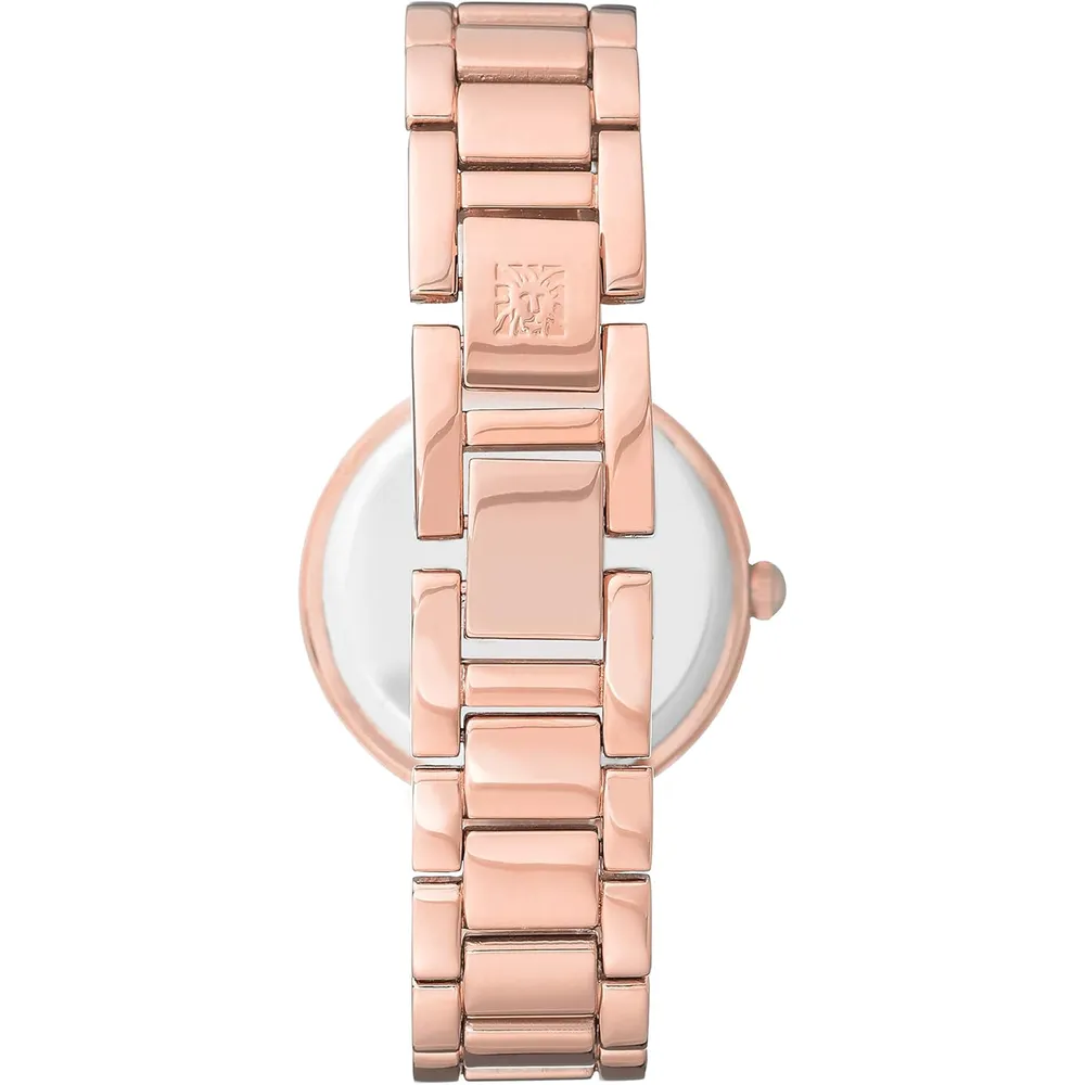 Anne Klein AK/1362GNRG reloj para dama con diamante genuino | 32 mm - Oro Rosa