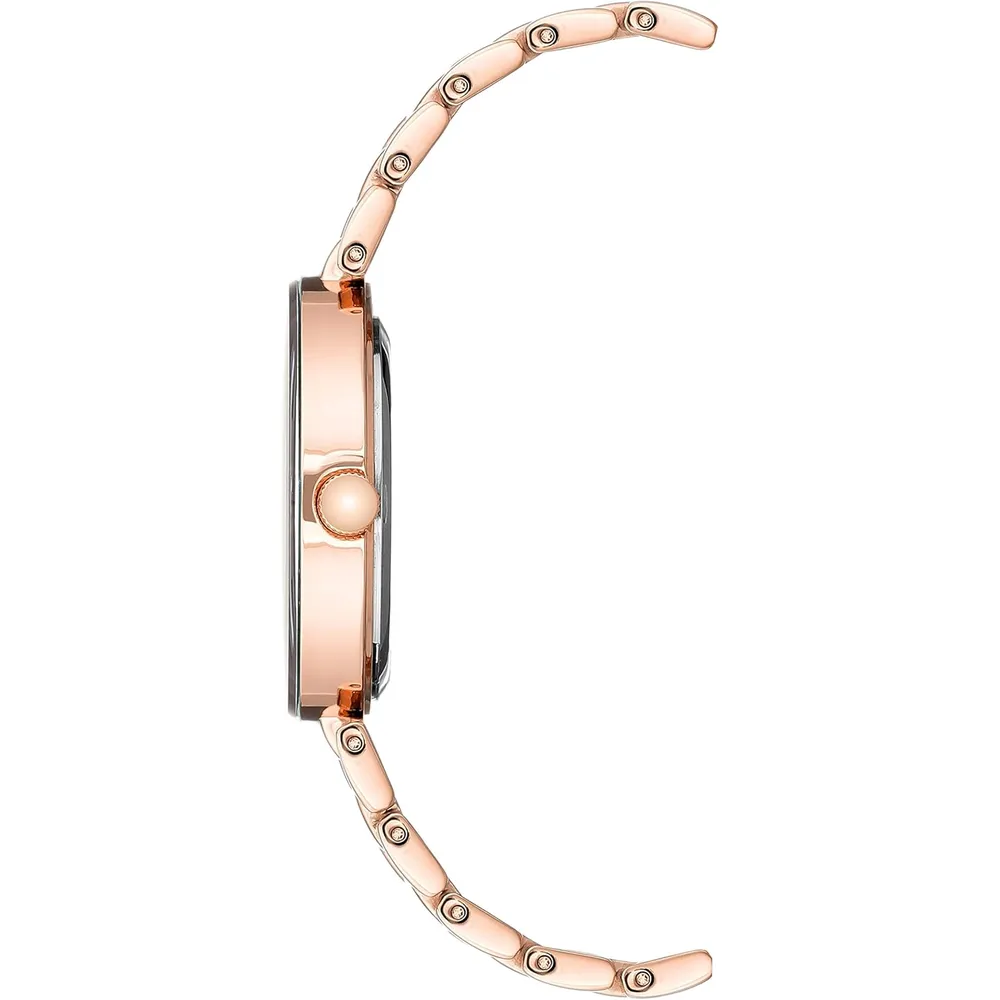 Anne Klein AK/1362GNRG reloj para dama con diamante genuino | 32 mm - Oro Rosa
