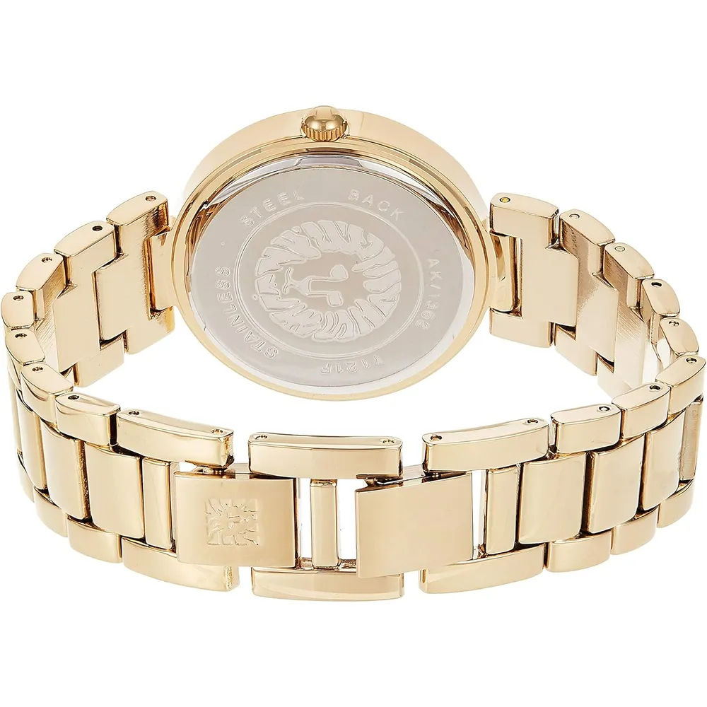 Anne Klein AK/1362GNRG reloj para dama con diamante genuino | 32 mm - Oro
