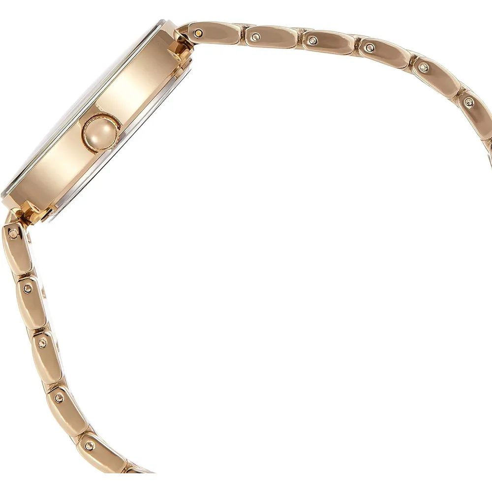 Anne Klein AK/1362GNRG reloj para dama con diamante genuino | 32 mm - Oro