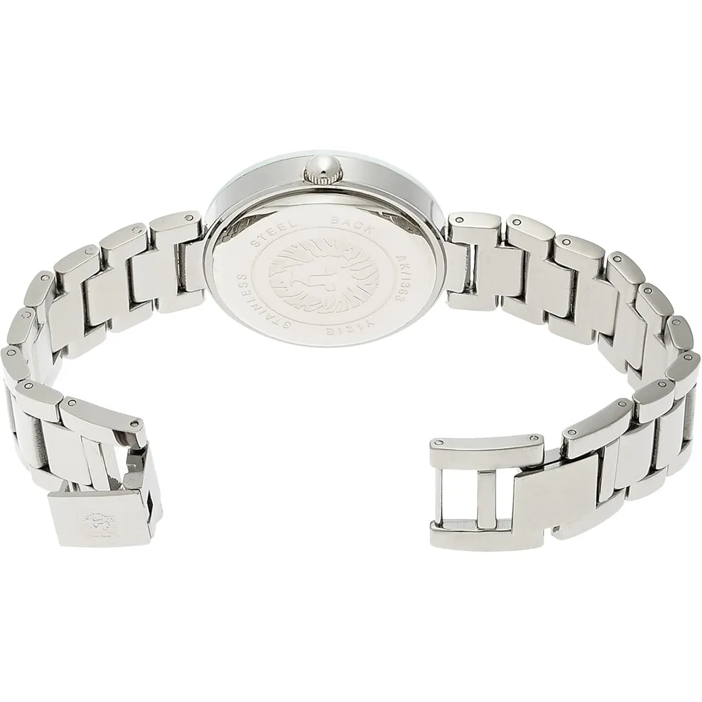 Anne Klein AK/1362GNRG reloj para dama con diamante genuino | 32 mm - Plateado