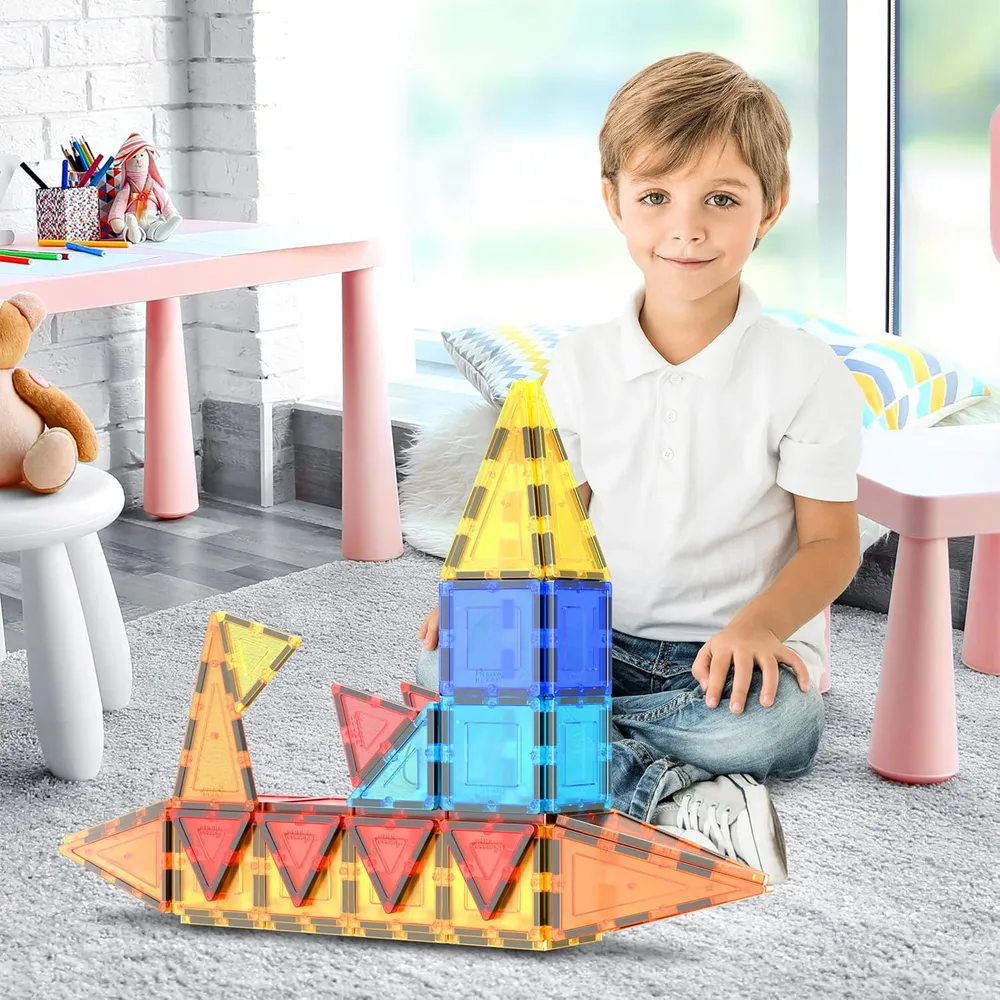BLOQUES MAGNÉTICOS 3D TRANSPARENTES PICASSOTILES