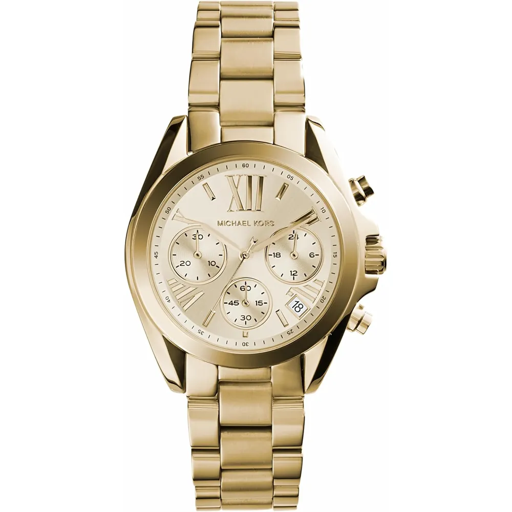 Michael Kors MK5605 Bradshaw reloj de mujer de acero | 35 mm - Oro