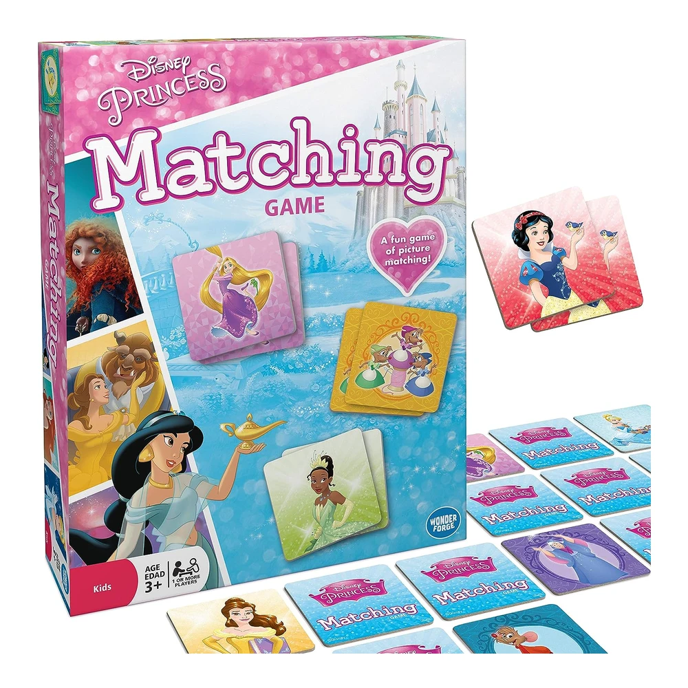 Wonder Forge Juego de Memoria de Disney Frozen 2 para Niñas y Niños - Disney Princess a Juego. - Versión Original.
