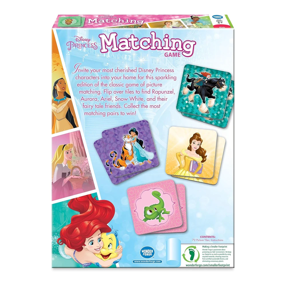 Wonder Forge Juego de Memoria de Disney Frozen 2 para Niñas y Niños - Disney Princess a Juego. - Versión Original.