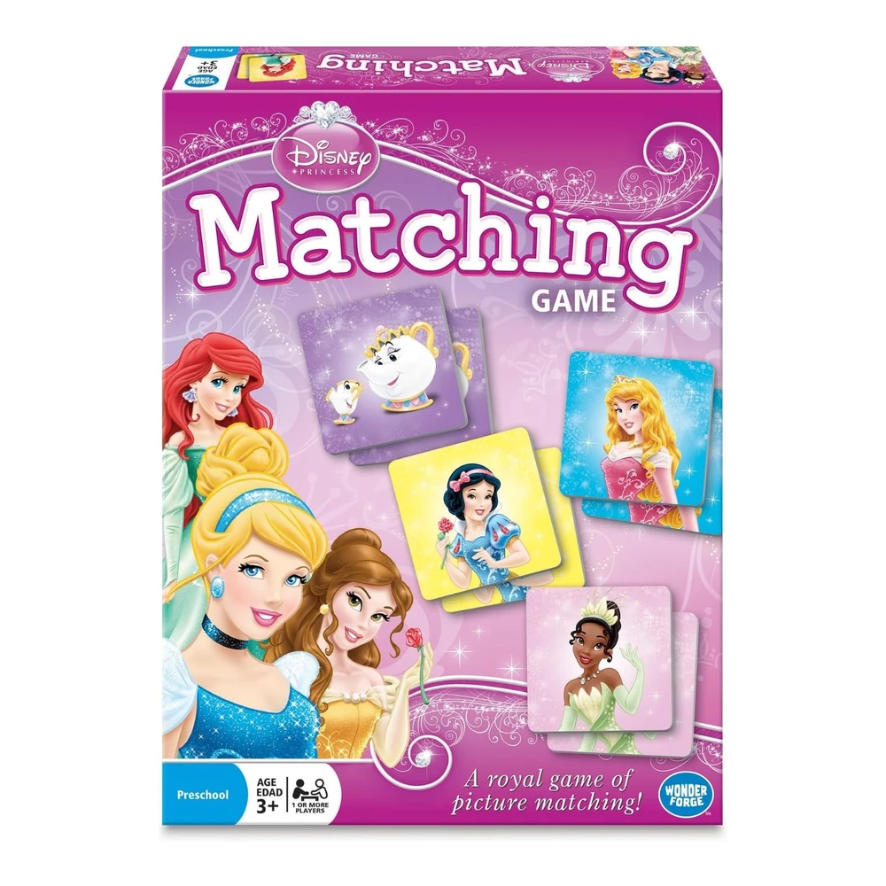 Wonder Forge Juego de Memoria de Disney Frozen 2 para Niñas y Niños - Disney Princess a Juego. - Versión Original.