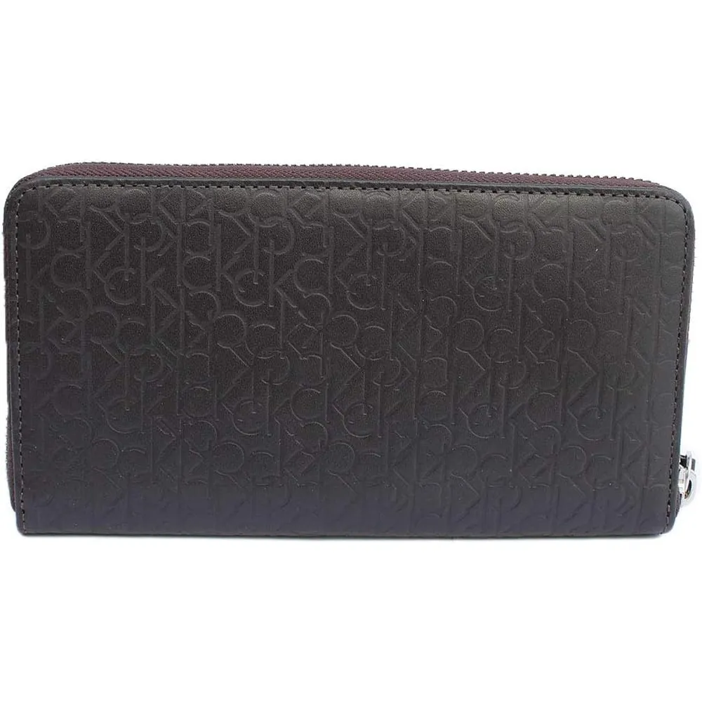 BILLETERA CALVIN KLEIN CONTINENTAL MARRÓN HOMBRE