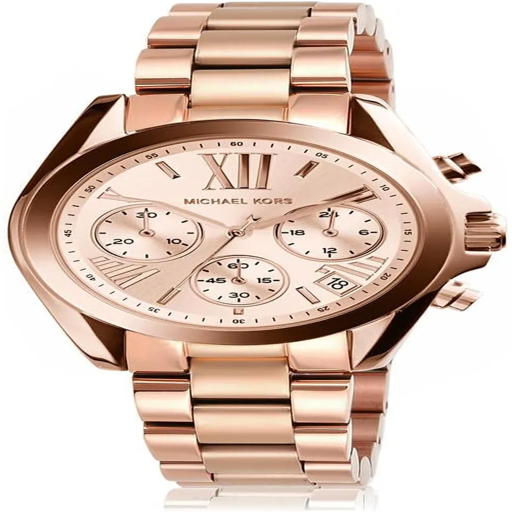 Michael Kors MK5605 Bradshaw reloj de mujer de acero | 35 mm - Oro Rosa