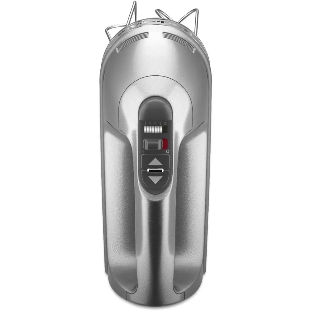 KITCHENAID, BATIDORA DE MANO DIGITAL 9 VELOCIDADES CON ACCESORIOS TURBO | GRIS