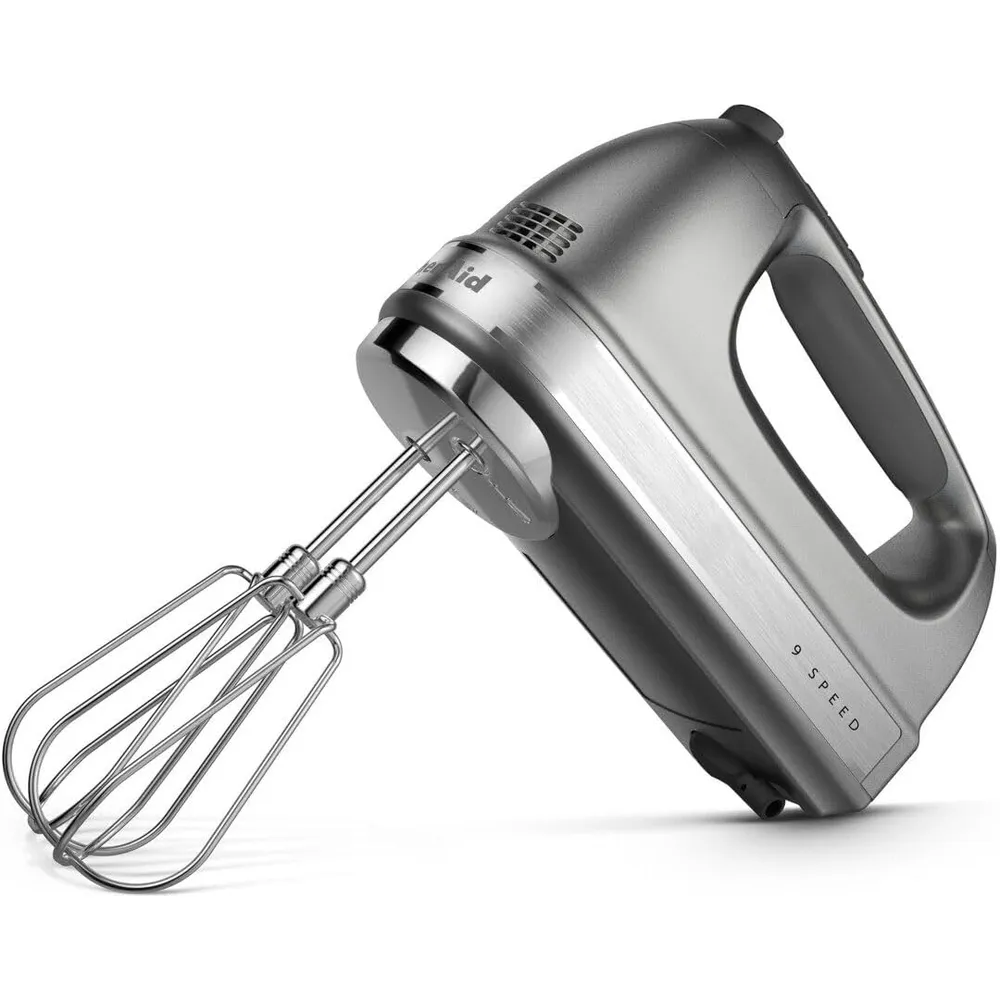 KITCHENAID, BATIDORA DE MANO DIGITAL 9 VELOCIDADES CON ACCESORIOS TURBO | GRIS