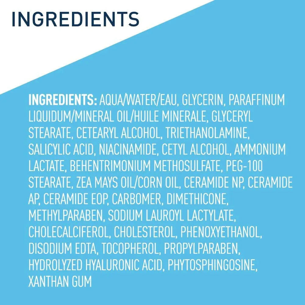 CERAVE CREMA HIDRATANTE CON ÁCIDO SALICÍLICO 12 OZ / 340 GR