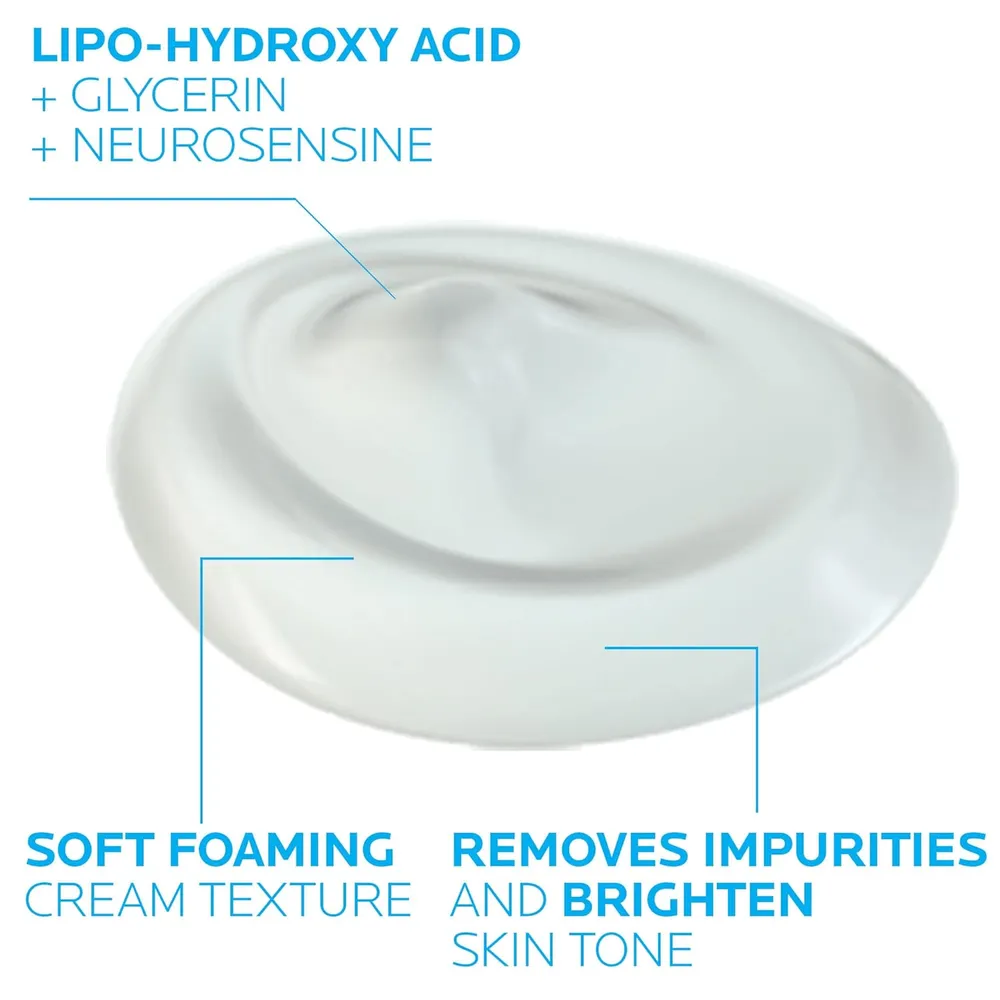 LIMPIADOR FACIAL EXFOLIANTE ILUMINADOR PIGMENTCLAR LA ROCHE-POSAY 4.2 OZ / 125 ML