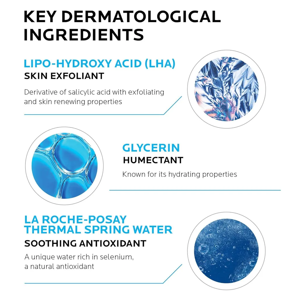 LIMPIADOR FACIAL EXFOLIANTE ILUMINADOR PIGMENTCLAR LA ROCHE-POSAY 4.2 OZ / 125 ML