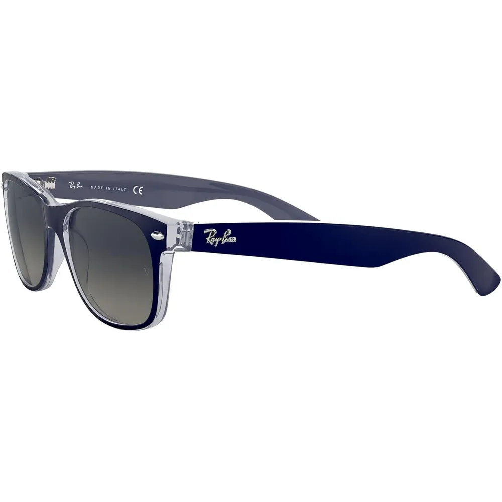 Ray-Ban RB2132 Gafas de sol New Wayfarer Degradadas | Blue / Light Grey Dark Grey I