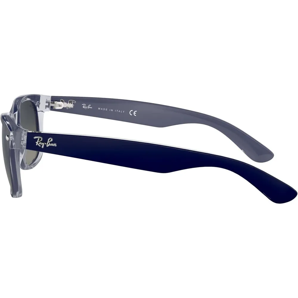 Ray-Ban RB2132 Gafas de sol New Wayfarer Degradadas | Blue / Light Grey Dark Grey I