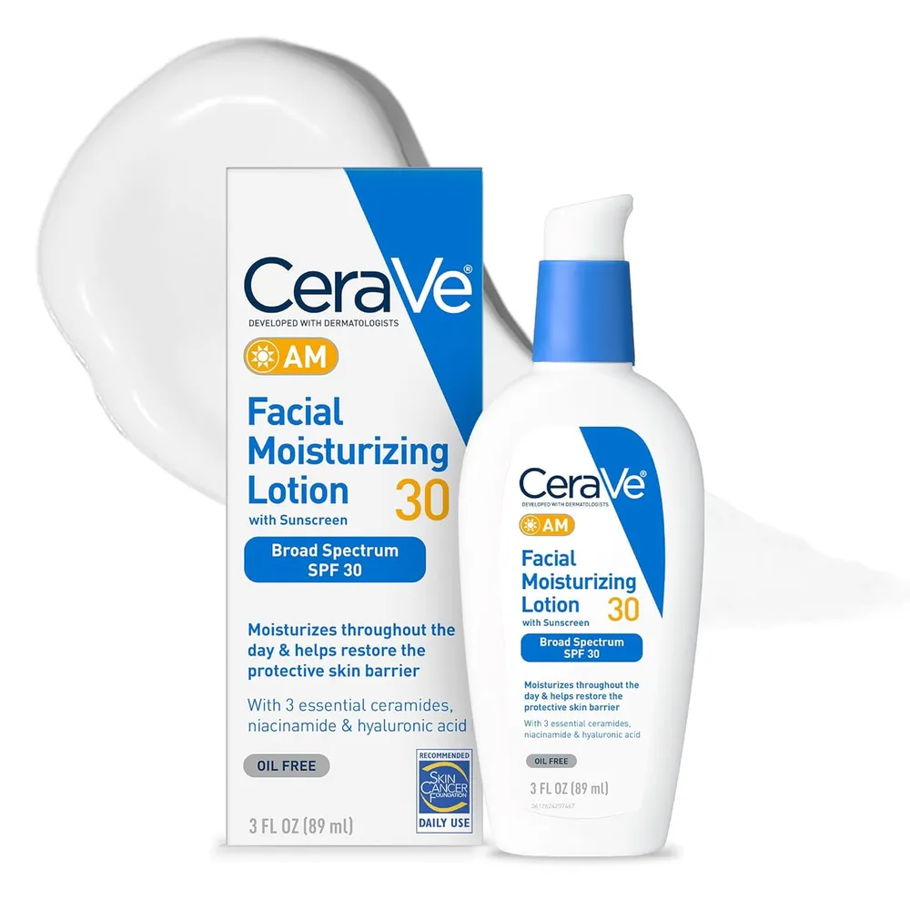 Loción facial hidratante AM FPS 30 CeraVe | 3 oz / 89 ml
