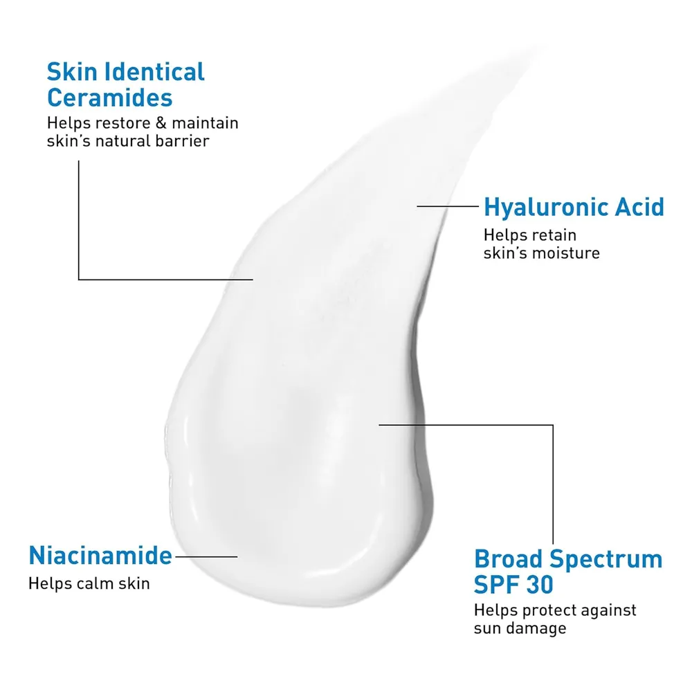Loción facial hidratante AM FPS 30 CeraVe | 3 oz / 89 ml