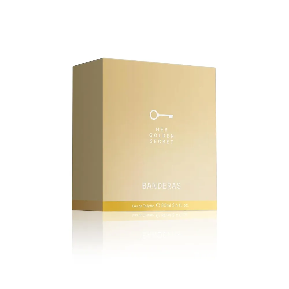 PERFUME BANDERAS HER GOLDEN SECRET EAU DE TOILETTE 3.4 OZ / 80 ML