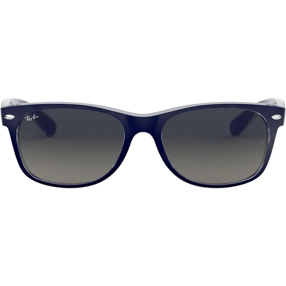 Ray-Ban RB2132 Gafas de sol New Wayfarer Degradadas | Blue / Light Grey Dark Grey II
