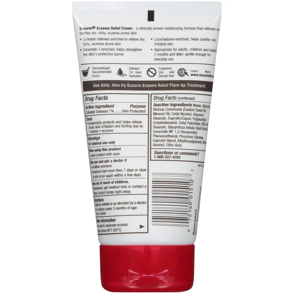 EUCERIN CREMA ALIVIO DEL ECCEMA PARA PIEL SENSIBLE 5 OZ / 141 Gr