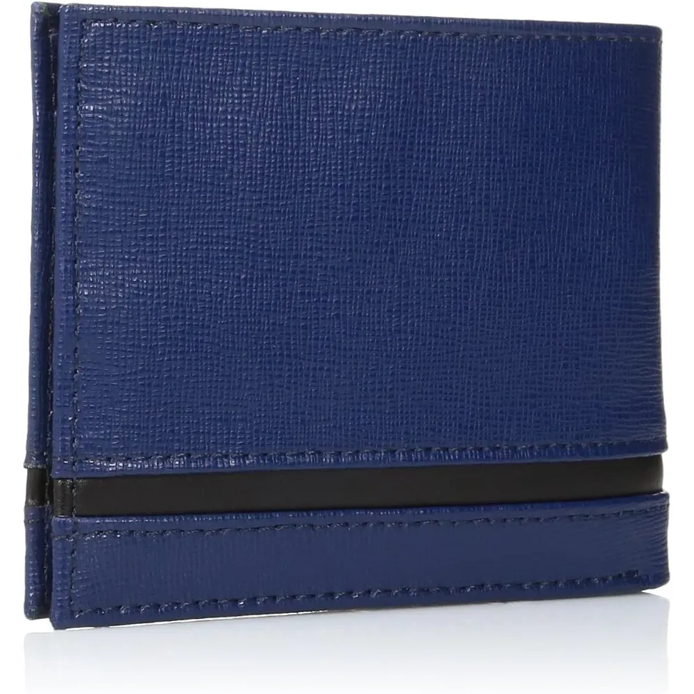 BILLETERA CALVIN KLEIN PASSCASE AZUL HOMBRE