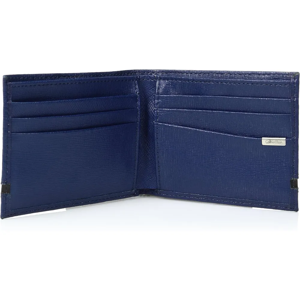 BILLETERA CALVIN KLEIN PASSCASE AZUL HOMBRE