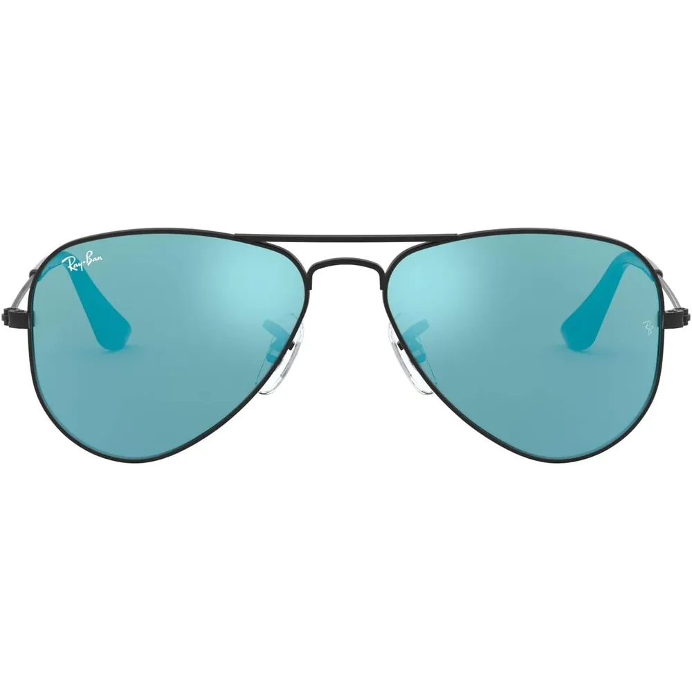 Ray-Ban Junior RJ9506S Gafas de sol para niños | Black / Blue Flash